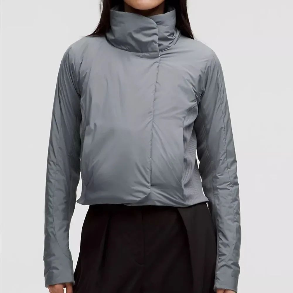 lululemon athletica Women's Gray Puffer Jacket